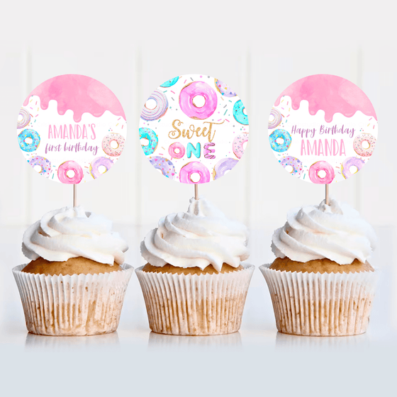 Editable Sweet One Birthday Package D001