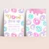 Editable Donut Grow Up Birthday Invitation D006