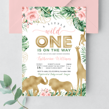  Editable Wild One Birthday Invitation JG01