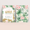 Editable Wild One Birthday Invitation JG01