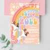 Editable Skate Party Invitation R106
