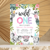 Editable Wild One Birthday Invitation S201