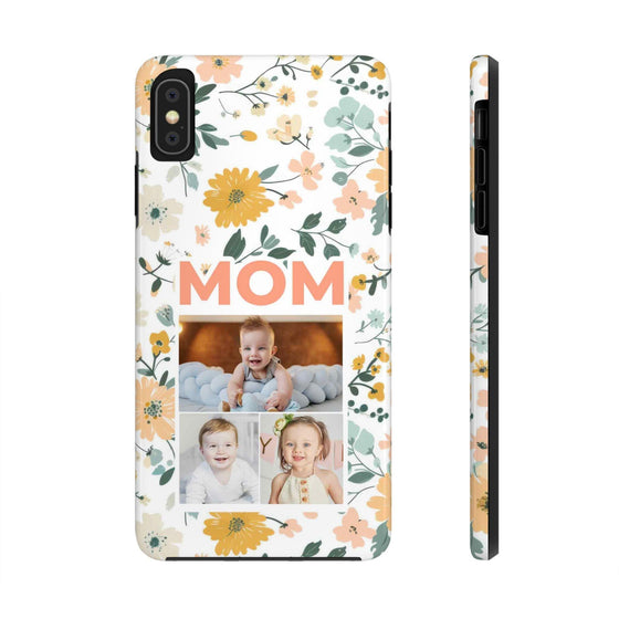 Customized Floral Photo Tough Phone Case for Mom - PC009