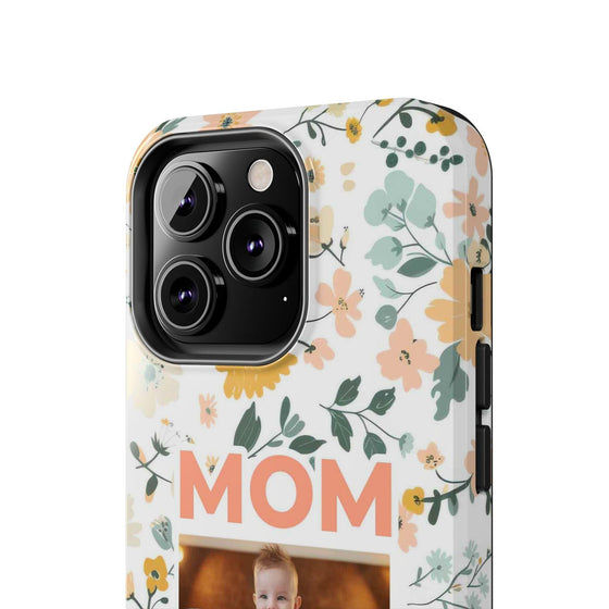 Customized Floral Photo Tough Phone Case for Mom - PC009