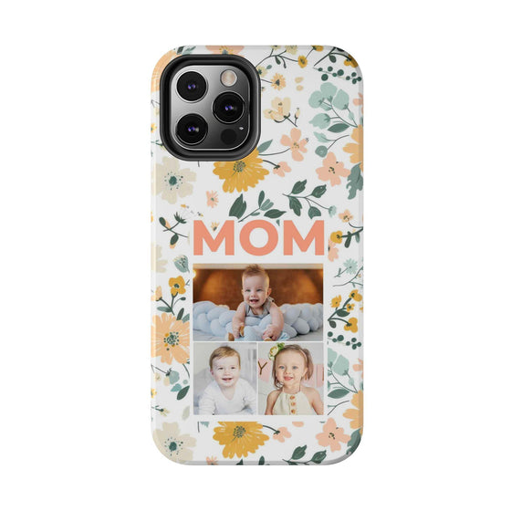 Customized Floral Photo Tough Phone Case for Mom - PC009