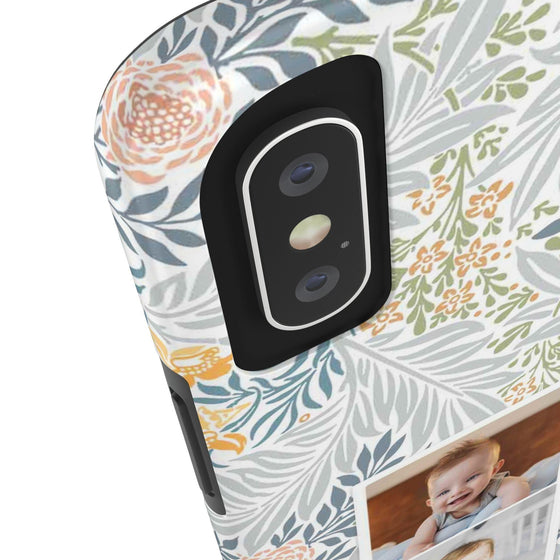 Personalized Tough Phone Case - Best Mom Ever with Floral Design - PC002
