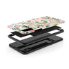 Personalized Floral Phone Case - Custom Tough Case with Name - PC025