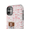 Custom Tough Phone Case - Best Mom Ever with Pink Bows - PC016