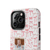 Custom Tough Phone Case - Best Mom Ever with Pink Bows - PC016