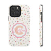Personalized Floral Tough Phone Case - Custom Name Design - PC030
