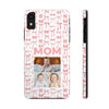Personalized Mom Photo Collage Phone Case - Bow Design -PC015