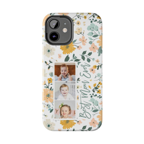 Floral Photo Phone Case - Best Mom Ever - PC010