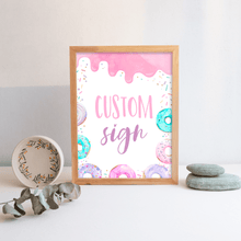  Editable Sweet One Birthday Custom Sign D001