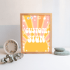 Editable Groovy Birthday Custom Sign G114