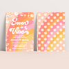 Editable Seven Is A Vibe Birthday Invitation G407