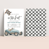 Editable TWO Fast Birthday Invitation R401