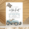 Editable TWO Fast Birthday Invitation R401
