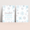 Editable Winter Onederland Birthday Invitation SN01