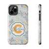 Custom Monogram Phone Cases With Floral Design - PC003
