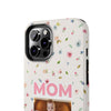 Floral Mom Photo Tough Phone Case - Durable Protection for Loving Mothers - PC027