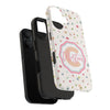 Personalized Floral Tough Phone Case - Custom Name Design - PC030