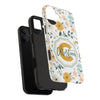 Personalized Floral Tough Phone Case - Custom Name Design - PC007