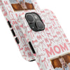 Personalized Mom Photo Collage Phone Case - Bow Design -PC015