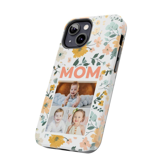 Customized Floral Photo Tough Phone Case for Mom - PC009
