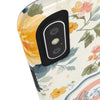 Personalized Floral Tough Phone Case - Customized with Name | Durable Protection - PC013