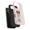 Custom Tough Phone Case - Best Mom Ever with Pink Bows - PC016