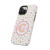 Personalized Floral Tough Phone Case - Custom Name Design - PC030