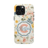 Personalized Floral Tough Phone Case - Customized with Name | Durable Protection - PC013