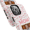 Personalized Mom Photo Collage Phone Case - Bow Design -PC015
