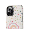 Personalized Floral Tough Phone Case - Custom Name Design - PC030