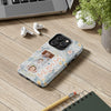 Personalized Tough Phone Case - Best Mom Ever with Floral Design - PC002