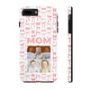 Personalized Mom Photo Collage Phone Case - Bow Design -PC015