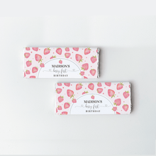  Editable Candy Bar Wrapper Strawberry BF01