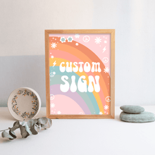  Editable Groovy ONE Custom Sign G101