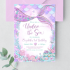 Editable Under the Sea Birthday Invitation M304