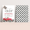 Editable TWO Fast Birthday Invitation R402