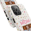 Floral Mom Photo Tough Phone Case - Durable Protection for Loving Mothers - PC027