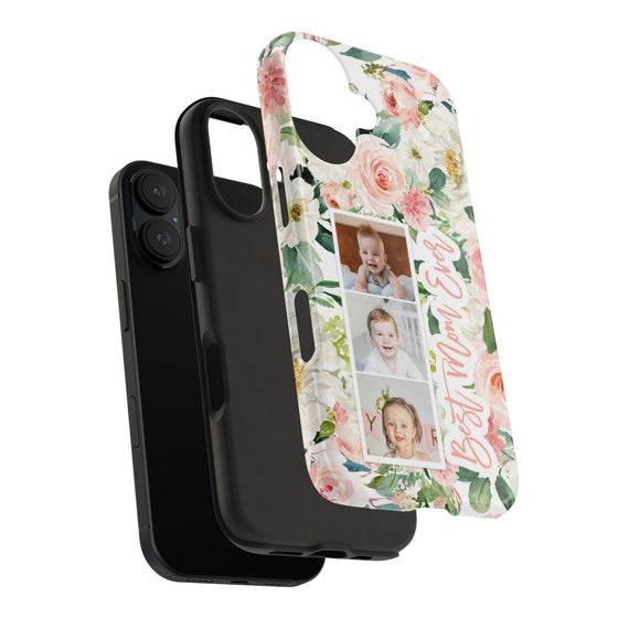 Custom Floral Tough Phone Case - Best Mom Ever - PC024