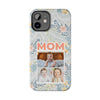 Custom Photo Collage iPhone Case for Mom - Floral Design - PC001