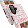 Personalized Mom Photo Collage Phone Case - Bow Design -PC015