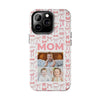 Personalized Mom Photo Collage Phone Case - Bow Design -PC015