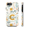 Personalized Floral Tough Phone Case - Custom Name Design - PC007