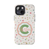 Personalized Floral Tough Phone Case for Women | Durable & Stylish Protection - PC029