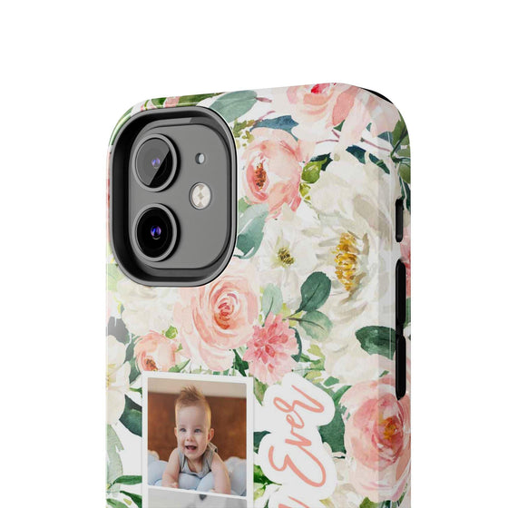 Custom Floral Tough Phone Case - Best Mom Ever - PC024