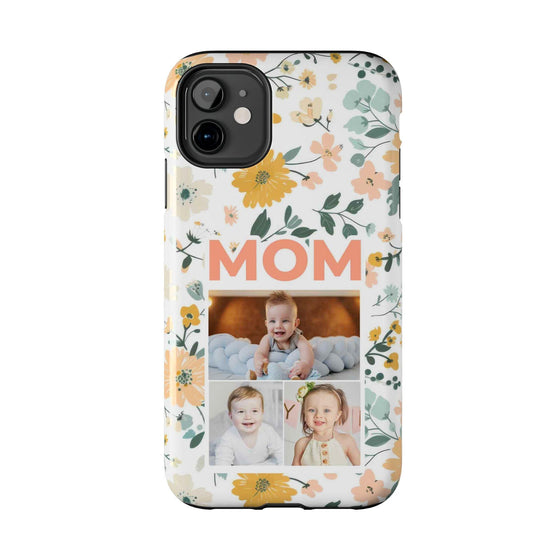 Customized Floral Photo Tough Phone Case for Mom - PC009