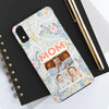 Custom Photo Collage iPhone Case for Mom - Floral Design - PC001